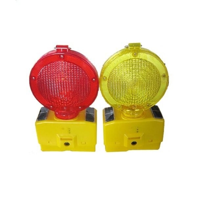 Đèn báo giao thông năng lượng mặt trời cầm tay cầm tay cho đèn nhấp nháy Roadblock