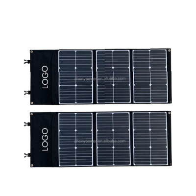 Nhà bán lẻ Camper Tấm năng lượng mặt trời gấp đơn tinh thể RV 60W 385 * 330 * 16mm