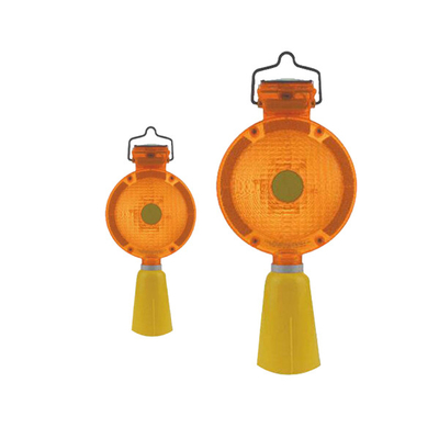 Đèn rào chắn được cung cấp năng lượng mặt trời xây dựng 0,36kg / Đèn cảnh báo giao thông
