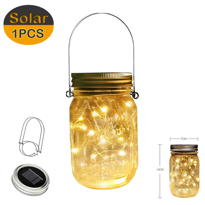 Trang trí Điện đom đóm Trang trí Vườn ngoài trời Giáng sinh Treo LED Đèn cổ tích năng lượng mặt trời