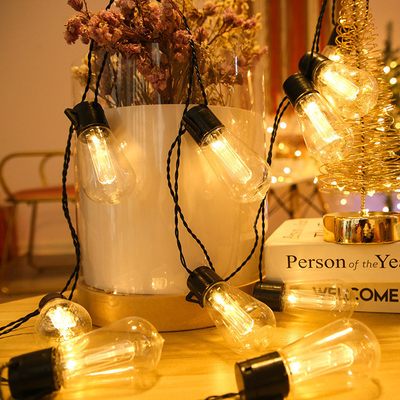 Đèn LED dây ngoài trời với bóng đèn chống vỡ Vườn treo đèn sân sau