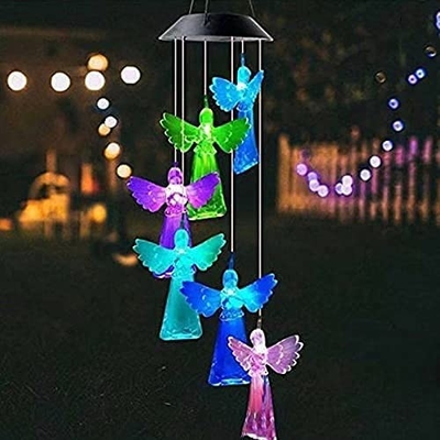 Chuông gió năng lượng mặt trời 60lm Thay đổi màu ánh sáng 2700K Trắng ấm mềm