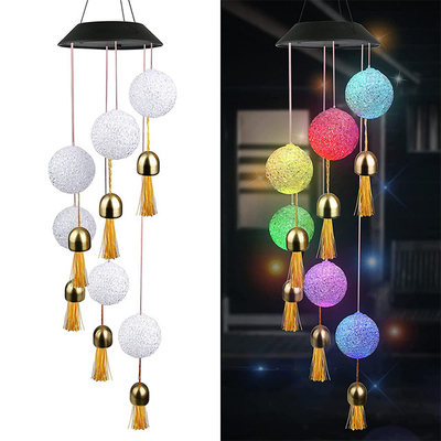 Đèn sân vườn LED năng lượng mặt trời DC6V Chuông gió Hummingbird 80lm