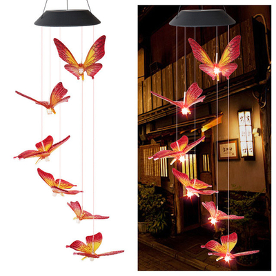 Đèn sân vườn LED năng lượng mặt trời DC6V Chuông gió Hummingbird 80lm