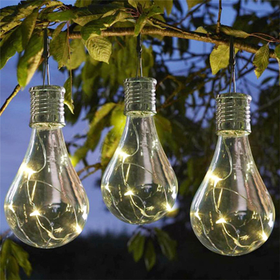 Đèn sân vườn LED năng lượng mặt trời 50lm để trang trí cây thông Noel