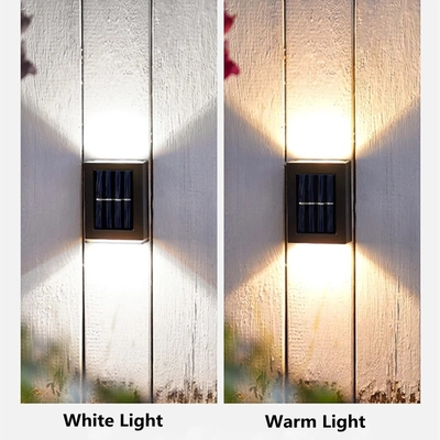 WINXU IP65 Đèn Led năng lượng mặt trời chống thấm nước Ban công ngoài trời Đèn tường trang trí