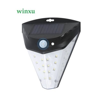Đèn tường LED năng lượng mặt trời 42led góc rộng lớn 2700K cho sân vườn