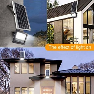 Đèn LED ngoài trời 40w năng lượng mặt trời lũ lụt Kênh nhà để xe Đèn đường năng lượng mặt trời với điều khiển từ xa