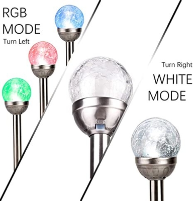 Bóng thủy tinh chống nứt Bóng đèn LED năng lượng mặt trời Đèn sân vườn Đường phố Cricket 5V
