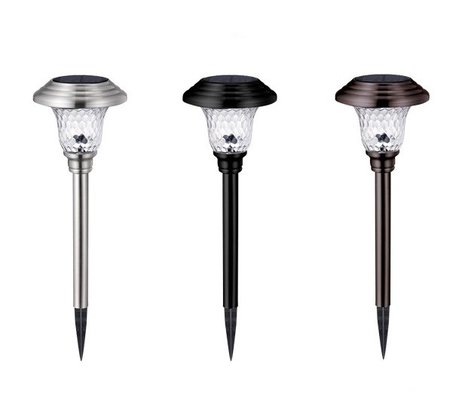 Đèn LED sân vườn năng lượng mặt trời ngoài trời Nhiều màu Đèn đường dẫn năng lượng mặt trời sáng nhất 80lm