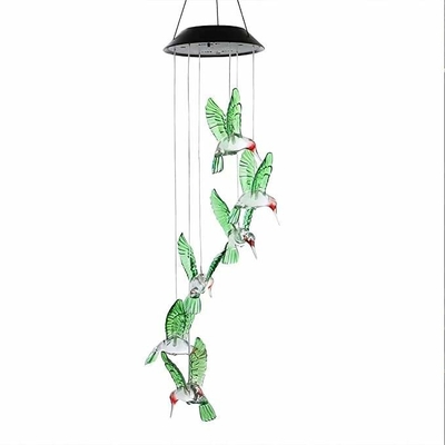 2700K Solar Hummingbird Wind Chime Cảm biến năng lượng mặt trời 60 lm / w