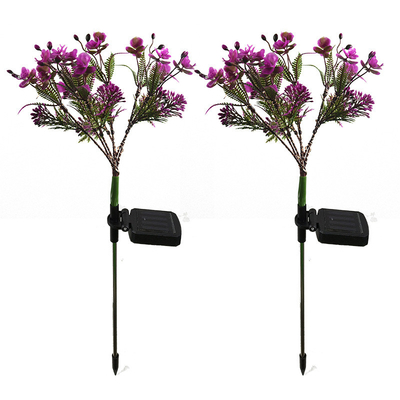 Phalaenopsis Đèn LED năng lượng mặt trời Đèn sân vườn Hoa dại nhỏ Cảnh quan sân vườn Ánh sáng bãi cỏ