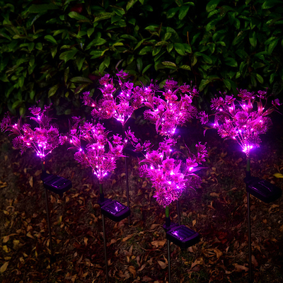 Phalaenopsis Đèn LED năng lượng mặt trời Đèn sân vườn Hoa dại nhỏ Cảnh quan sân vườn Ánh sáng bãi cỏ