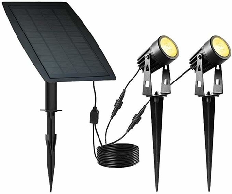 Đèn đường năng lượng mặt trời thương mại Phong cảnh Màu trắng sáng RGB Đèn chạy bằng năng lượng mặt trời 3500K