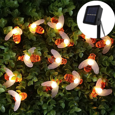 Đèn dây LED chạy bằng năng lượng mặt trời ngoài trời Bee Fairy Đèn năng lượng mặt trời 5M / 9M
