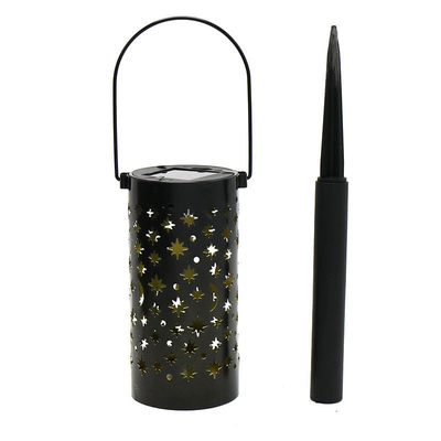 Đèn LED năng lượng mặt trời trang trí không thấm nước Đèn chiếu sáng sân vườn Star Moon Hollow Light 6000K