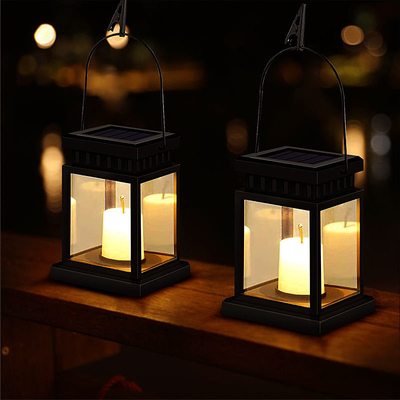 Cài đặt nhanh Đèn nến trang trí năng lượng mặt trời Treo ngoài trời IP65 Trắng ấm