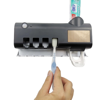 Tiệt trùng Giá đỡ bàn chải đánh răng UV treo tường không dây với giá đỡ cốc đựng bàn chải