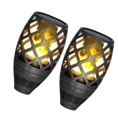 Đèn pin lấp lánh Dancing Flame Đèn pin chạy bằng năng lượng mặt trời IP65 3watts