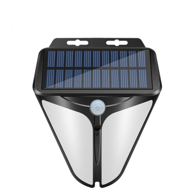 Sân vườn IP65 Đèn LED chiếu sáng năng lượng mặt trời Đèn tường thông minh Cảm ứng cơ thể con người Ánh sáng mắt đại bàng 6000K