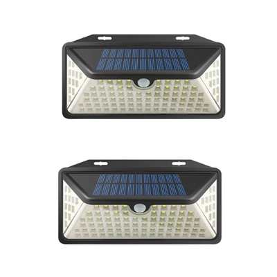 Đèn tường LED chạy bằng năng lượng mặt trời không thấm nước và chịu nhiệt 550lm với 3 chế độ chiếu sáng
