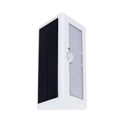 Đèn tường LED chạy bằng năng lượng mặt trời ngoài trời Dễ dàng lắp đặt Màu trắng mát 4W