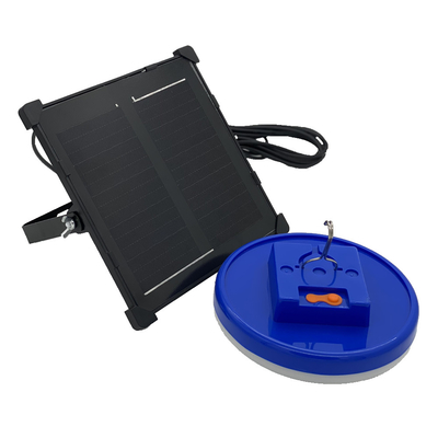 Đèn khẩn cấp năng lượng mặt trời có thể sạc lại 5V / 5W Bảng điều khiển năng lượng mặt trời 5m Cáp đôi đầu