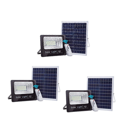 Road Square Garden Đèn lũ được cung cấp năng lượng mặt trời Siêu sáng 40w 200w 300w