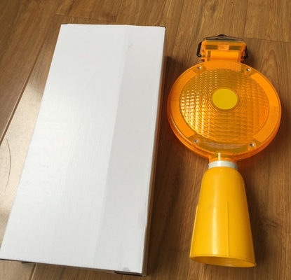 Cảnh báo tín hiệu Nhấp nháy Đèn cảnh báo giao thông năng lượng mặt trời 360g
