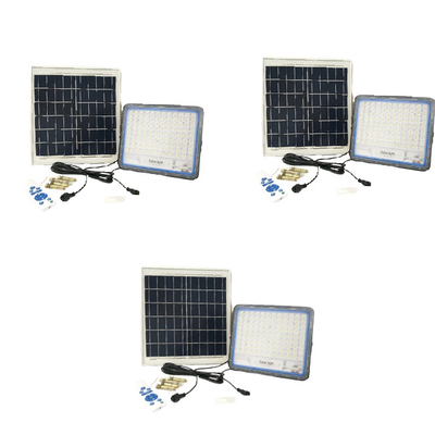 360LED 6500K 100 Watts 200 Watt Đèn pha năng lượng mặt trời ngoài trời Chống nước IP67