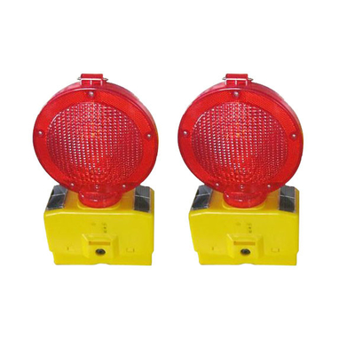 CE RoHS Đèn cảnh báo giao thông năng lượng mặt trời Đèn LED nhấp nháy Đèn sưởi Bảo hành 1 năm