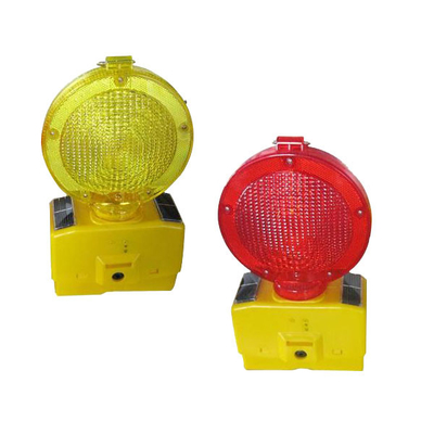 Cảnh báo an toàn Đèn tín hiệu giao thông đèn Led năng lượng mặt trời Đèn tín hiệu xây dựng 4V0.3w Solarpanel
