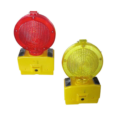 Độ sáng cao Đèn hiệu an toàn bằng năng lượng mặt trời Đèn giao thông không thấm nước