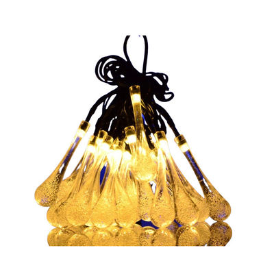 Nhiều màu sắc Đèn LED dây năng lượng mặt trời Đèn LED thả nước Ánh sáng cổ tích 4.5V 24lm / w WX-SDD-003