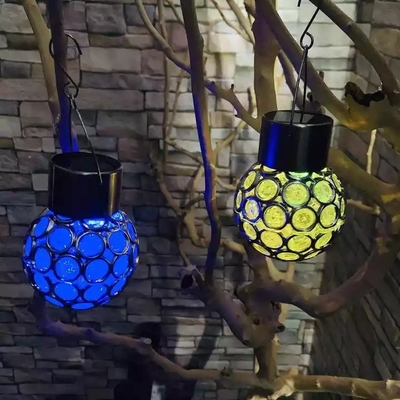 Đèn lồng LED năng lượng mặt trời không thấm nước Đèn treo sân vườn ngoài trời Ánh sáng bầu không khí