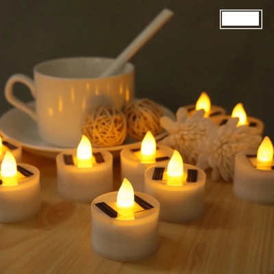 Flameless LED Solar Powered Candle Đèn trang trí không khí trong nhà