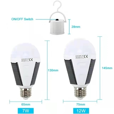 Đèn khẩn cấp năng lượng mặt trời di động có thể sạc lại USB khi mất điện Cắm trại Đi bộ đường dài
