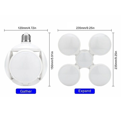 Đèn LED bóng đá UFO có thể điều chỉnh biến dạng E27 40W cho nghiên cứu phòng ngủ