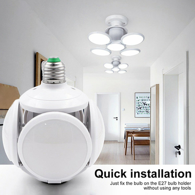 Đèn LED bóng đá UFO có thể điều chỉnh biến dạng E27 40W cho nghiên cứu phòng ngủ
