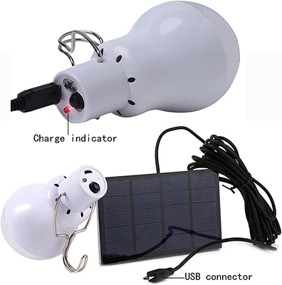 Bóng đèn khẩn cấp năng lượng mặt trời di động USB có thể sạc lại 3W 4000 Màu trắng mát sáng