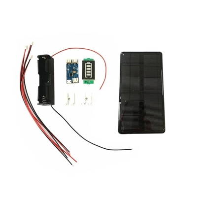 Bộ sạc năng lượng mặt trời 80 * 45mm Đa tinh thể 5V 60MA dành cho máy phát điện mini