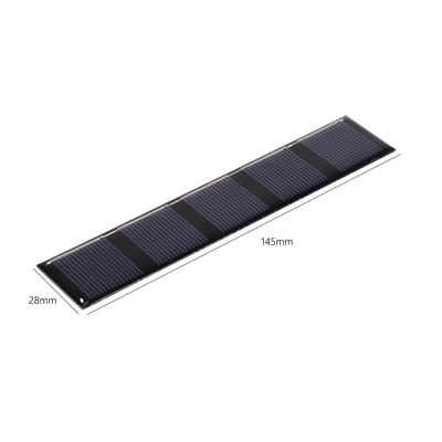 Bộ sạc năng lượng mặt trời di động ngoài trời 0,5W 2,5V 145 * 28mm cho ngân hàng điện
