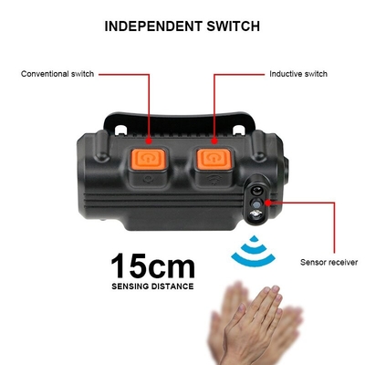 Sạc USB Cảm Ứng Đèn Pha Zoom COB LED Đội Đầu Tích Hợp Pin Đèn Pin Đa Năng 6 Chế Độ Đèn Pin Đội Đầu